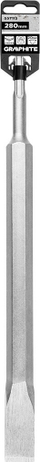 Daltë betoni Graphite SDS Plus, maje e sheshtë, 20 x 17 x 280 mm
