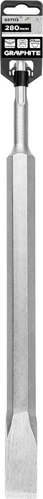Daltë betoni Graphite SDS Plus, maje e sheshtë, 20 x 17 x 280 mm
