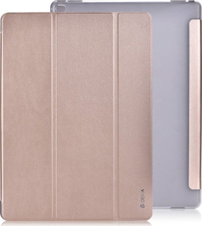 Mbulesë tableti Devia Light Grace për iPad 12.9\", ngjyrë rozë e kuqe