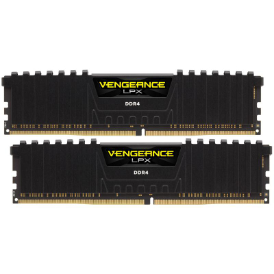 Memorie RAM Corsair Vengeance LPX, 8GB DDR4 2400MHz, kit 2x4GB, e zezë