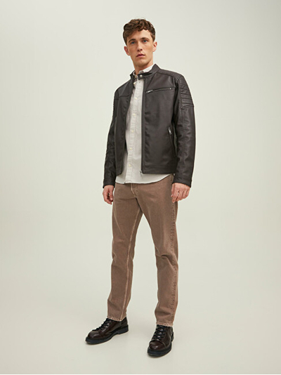 Xhaketë Jack&Jones JJEROCKY 12147218 Chocolate Fondant
