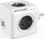 Priza ndarëse PowerCube, 4 slote, me port USB, të bardha/hirta