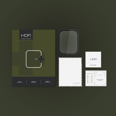 Xham mbrojtës Hofi Hybrid Pro+ për Xiaomi Redmi Watch 3 Active, 0.28mm, shumë i kthjellët, i zi