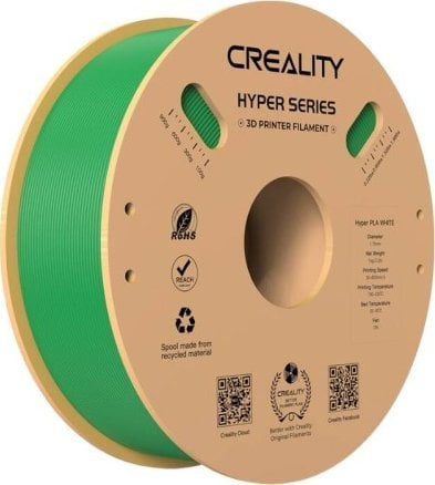 Filament 3D Creality Hyper PLA, 1kg, 600mm/s, i bardhë