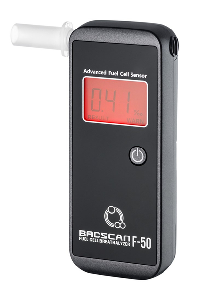 Alkoolmetër BACscan F-50, sensor elektro-kimik, ekran LCD, i zi