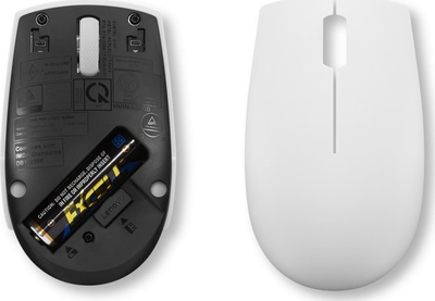 Mouse pa kabllo Lenovo Compact 300, optik, gri e çelët