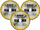 Set tehe sharre rrethore DeWalt DT1962, 216mm 30mm, 3 copë, argjendtë