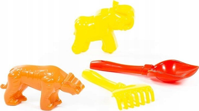 Set lodrash me rërë Polesie 57563, 4 pjesë, plastik, shumëngjyrësh