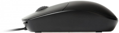 Maus Rapoo N100, optik 1600 DPI, USB me kabllo, i zi