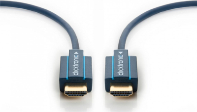 Kabllo HDMI ClickTronic High Speed, 25 m, me Ethernet, blu e errët