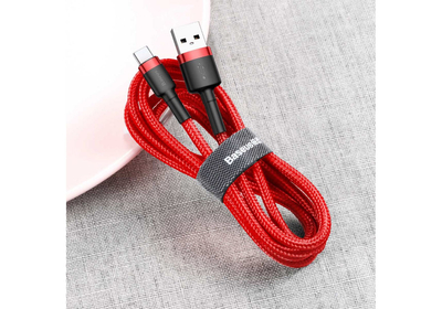 Kabllo Baseus, USB A / USB C, 0.5 m, e kuqe