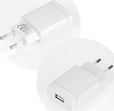 Karikues rrjeti ForCell 5901737373304, 1x USB A, 2.4A, Quick Charge 3.0, i bardhë