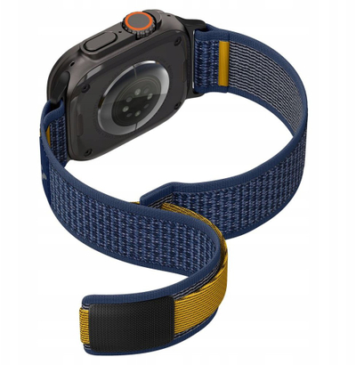 Rrip ore Spigen Athlex Air për Apple Watch 6 7 8 9 10 SE Ultra, tekstil, i zi