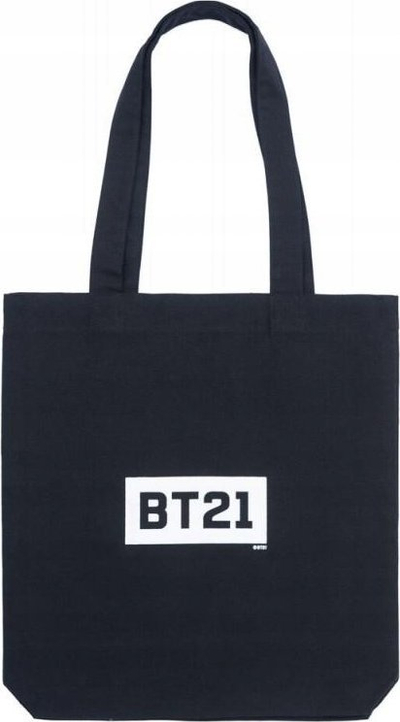 Çantë shopper BT21 Cotton, 11L, pambuk, e zezë