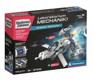 Set konstruktues Clementoni Mechanics Laboratory Star Explorer, edukativ, për fëmijë