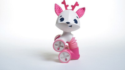 Lodër interaktive Tiny Love Roe-deer Florence, e pembe