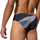 Rrobë banje për burra Speedo Hyperboom Brief, Endurance Pro, e zezë me gri