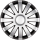 Rrotkapne Set 16" Agat Black Silver