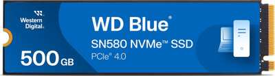 Disk SSD WD SN580, 500GB, M.2 2280 PCI-E x4 Gen4 NVMe
