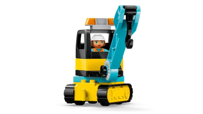 Lodër LEGO Duplo Construction Site and Construction Vehicles 10476, set ndërtimi, për fëmijë