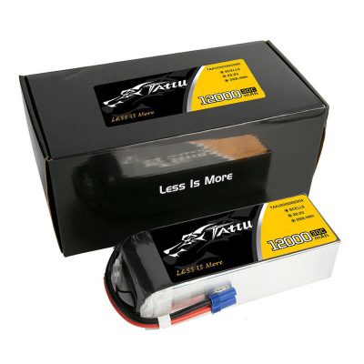 Bateri LiPo Tattu 6S, 12000mAh, 22.2V 30C, konektor EC5