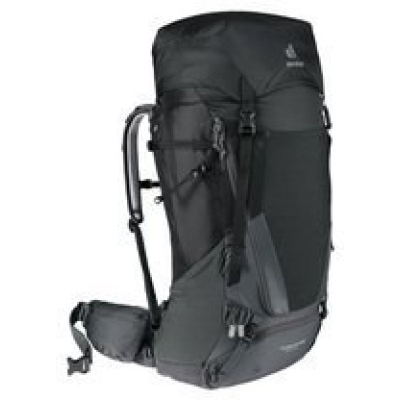 Çantë shpine për trekking Deuter Futura Air Trek 55+10 SL, 65L, me sistem Aircomfort, ngjyrë e zezë-grafit