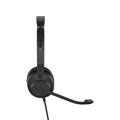 Kufje Jabra Evolve2 30 UC Stereo, me kabllo USB Type C, për PC, i zi