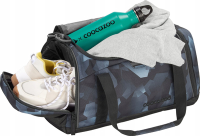 Çantë sporti Coocazoo 2.0, me reflektor, Grey Rocks gri