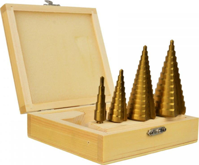 Set stërvitjesh konike Geko G38503, 4 copë, diapazon 4 39 mm, ngjyrë ari