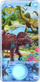 Lojë me ujë me dinozaurë Leantoys Water Game Dinosaurs, portokalli blu jeshile