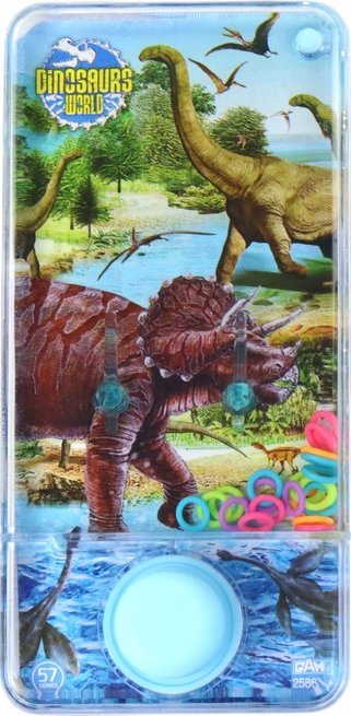 Lojë me ujë me dinozaurë Leantoys Water Game Dinosaurs, portokalli blu jeshile