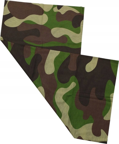 Shall multifunksional antibacterial Camo, mikrofibër, dizajn kamuflazh