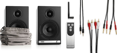Kaltoparlantë Audioengine HD6, wireless, Bluetooth aptX HD, dru arre