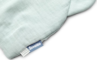 Jastëk për karrocë Sensillo Muslin Stroller Pillow, pambuk muslin, antialergjik, gri