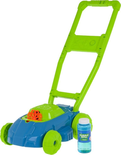 Lodër makinë kositëse për flluska sapuni, automatike, rezervuar 100 ml, jeshile blu