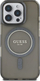 Mbulesë telefoni Guess IML Glitter Ring MagSafe për iPhone 16 Pro Max, TPU, me shkëlqim, e zezë