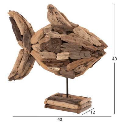 Dekor tavoline Peshq 40x12x40cm (HM4271)
