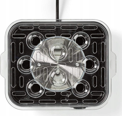 Zierëse vezësh Nedis Compact, 500W, deri 8 vezë, inox argjendi
