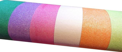 Letër dekorative me shkëlqim Cutout Glitter Opal A4, 6 fletë, shumëngjyrëshe