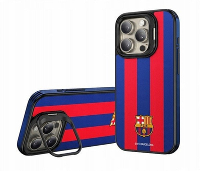 Mbrojtëse telefoni OCPC FC Barcelona, lëkurë PU, me stand, antirrëshqitëse