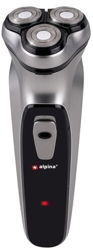 Brisk elektrik Alpina E-18839, pa kabllo, me trimer, zi argjendtë