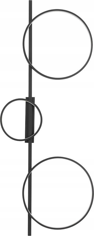 Aplikacion muri Circolo LED, 100cm, 4000K, i zi