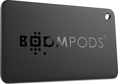 GPS gjurmues Boompods Tag &amp; Card Bundle, Bluetooth, për iOS, i zi