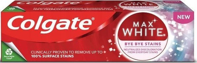 Pasta dhëmbësh Colgate Max White Bye Bye Stains, zbardhuese, 75 ml