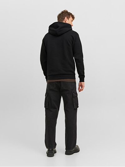 Triko Jack&Jones JJEBRADLEY Relaxed Fit 12249342 Black