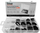 Set unaza sigurie Seeger Silver S10538, 300 copë, çelik pranveror, e zezë