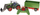 Lodër traktor me telekomandë Shuchuang Farm Tractor, 1:28, me rimorkio, jeshil