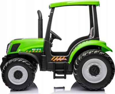 Traktor elektrik për fëmijë Lean Cars A011, 24V, me telekomandë, i gjelbër