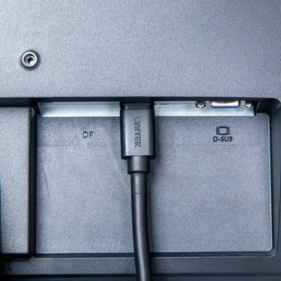 Kabllo HDMI Unitek C11061BK, HDMI me HDMI, 0.3m, e zezë