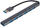 Hub USB pa markë Slim, 7x USB 3.0, metalik, argjendi